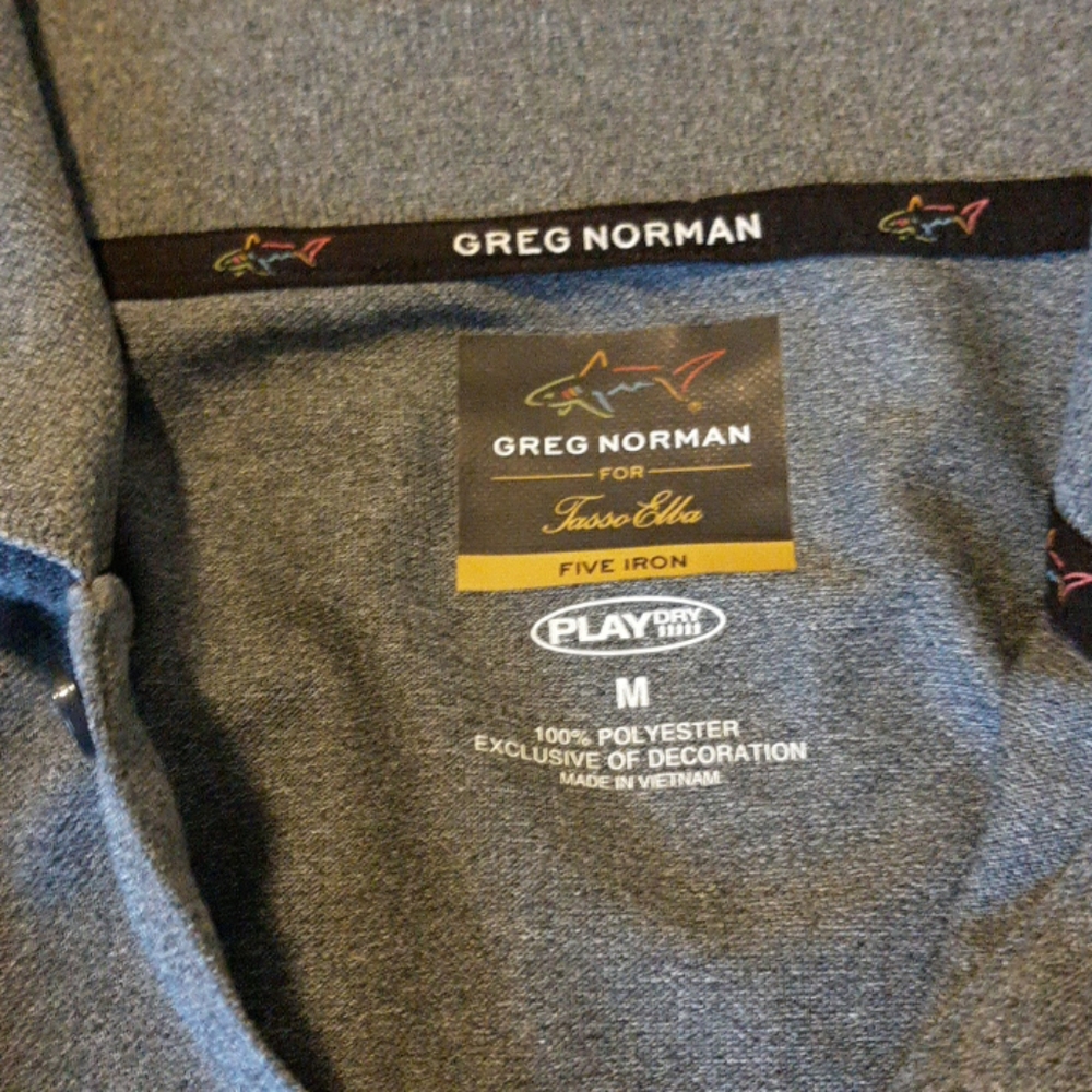 Greg norman Grey polo shirt